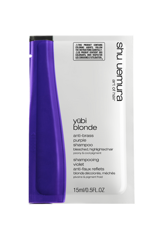 Shu Uemura Art of Hair Yubi Blonde Anti-Brass Purple Shampo 15ml Sachet