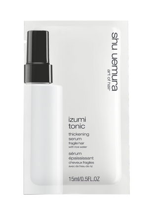 shu uemura art of hair izumi tonic strengthening serum 15ml sachet
